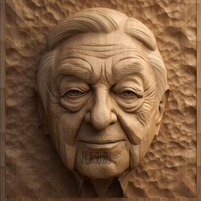 George Soros 1 stl model for CNC